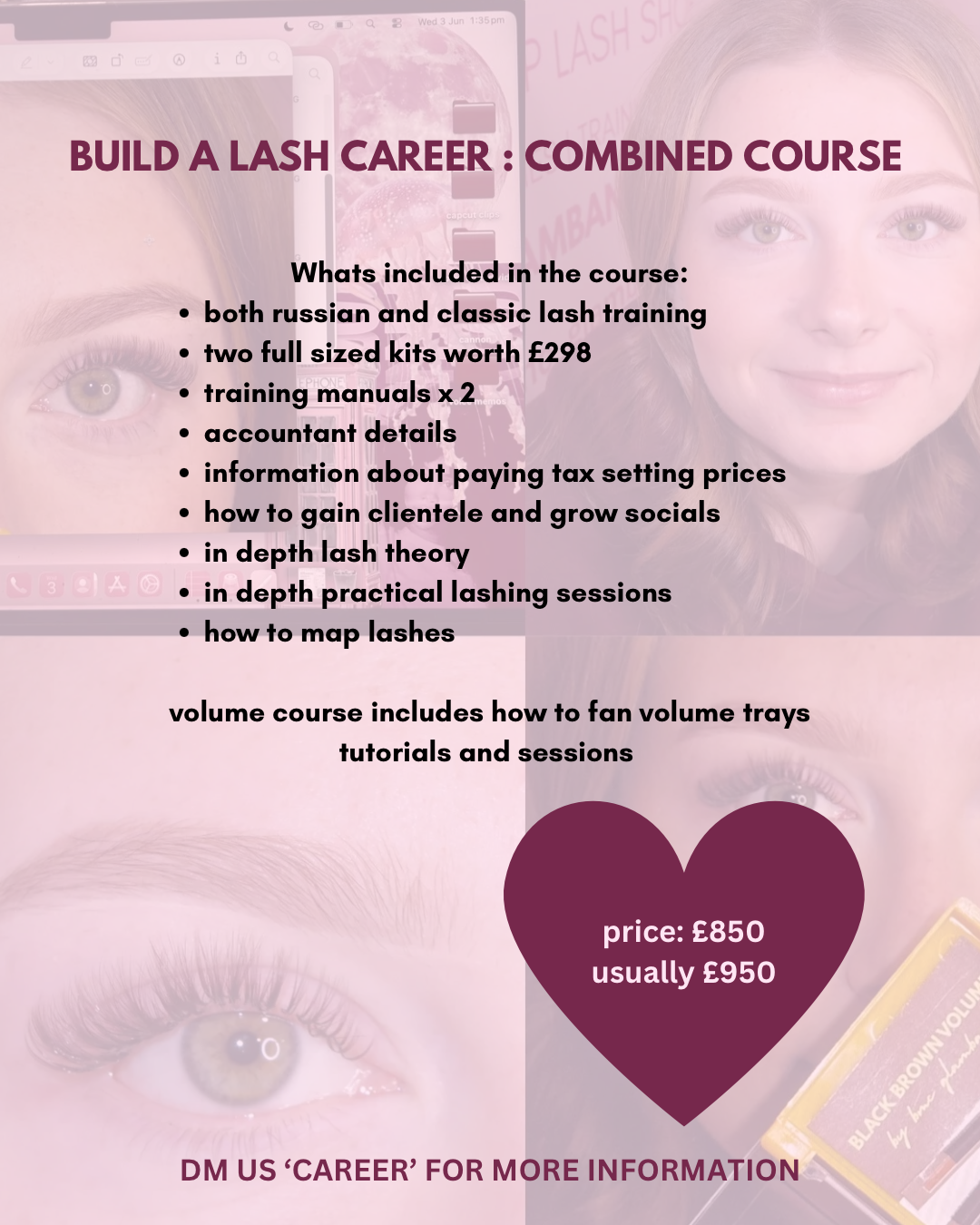 THE ULTIMATE LASH CAREER COMBO COURSE