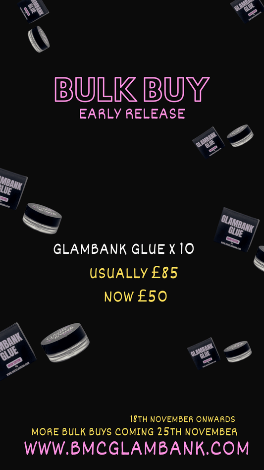 Glambank Glue Bulk Buy X 10